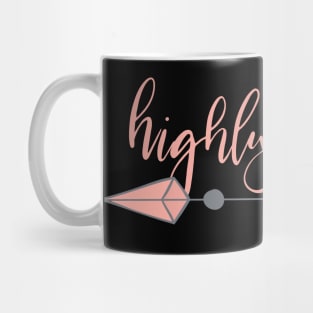 Highly Favored Christian Quote Boho Arrow Design Mug